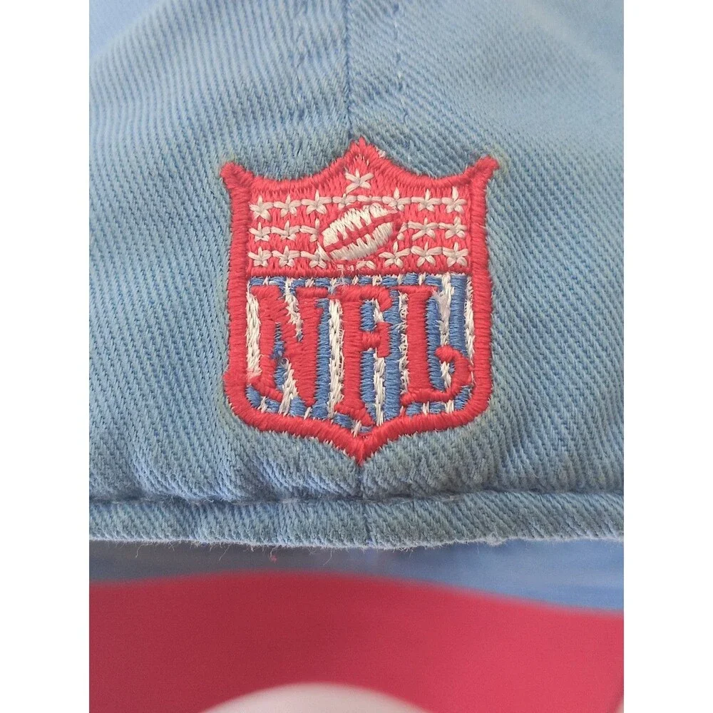 90s Houston Oilers Hat Fitted Reebok NFL Vintage Gridiron Classic Sz XL Cambell